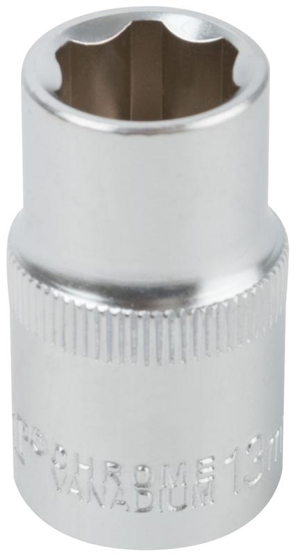 Головка шестигранная CrV 1/2дюйм 13мм FIT 62043