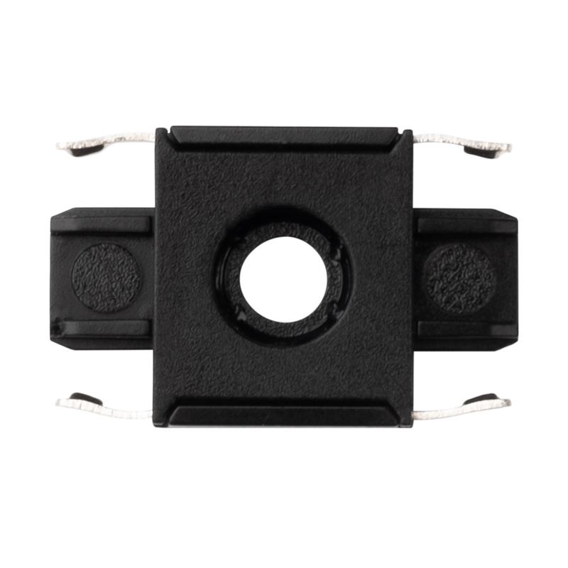 Коннектор MTR16 CI-BL I-обр. накладной шинопровод низковольтный Pro черн. JazzWay 5057272