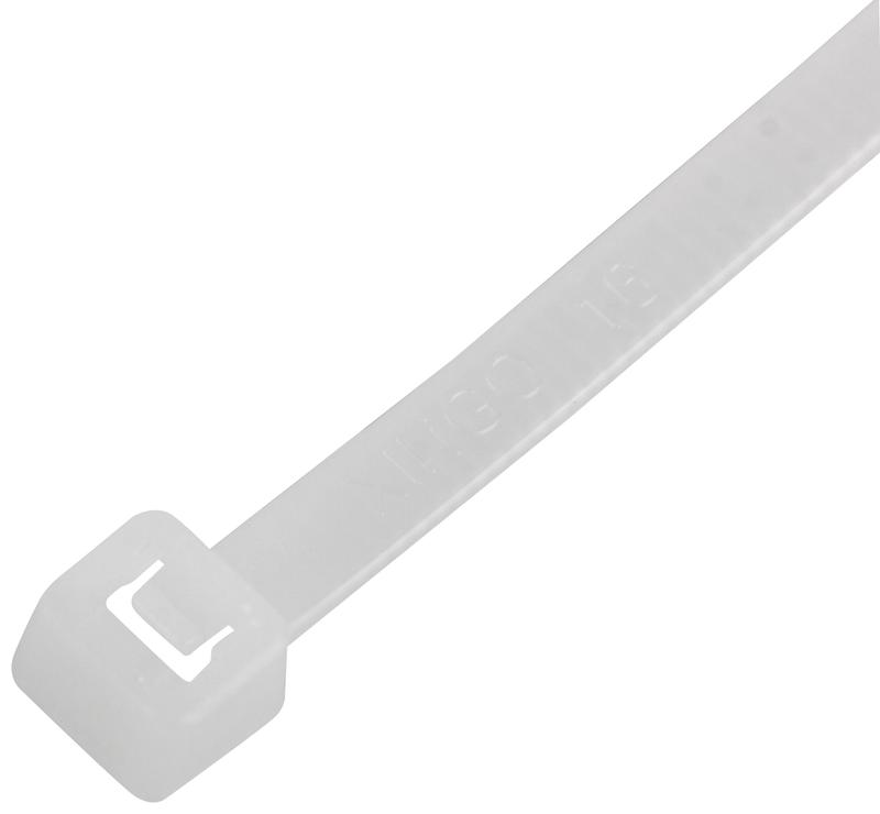 Хомут для проводов 4.8х300мм нейлон. бел. (уп.100шт) FIT 60376