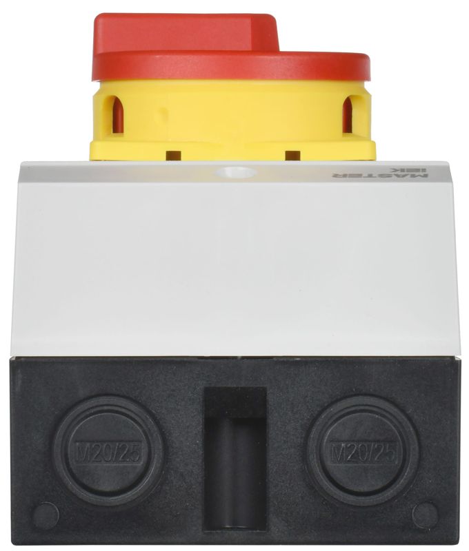 Переключатель кулачковый 16А (сх. 10) в боксе закрытая рукоятка авар. IEK MI-CS22-016-010