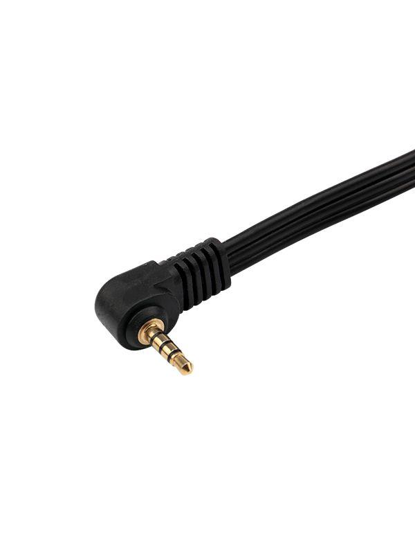 Шнур 3.5мм 4C Plug - 3RCA Plug 1.5м PE (GOLD) Rexant 17-4412-4