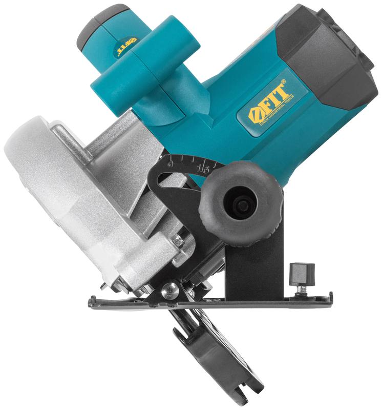 Пила дисковая 1300Вт 4500об/мин 185/20мм железная опора FIT 80404