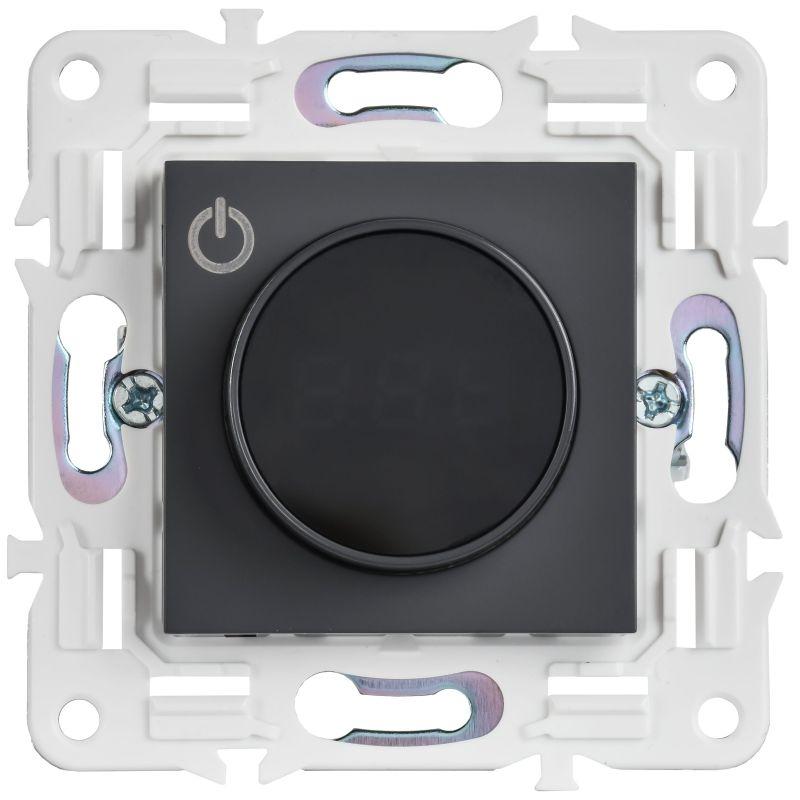 Термостат электронный SKANDY SK-T01T с индикацией титан IEK SK-RT11-K48