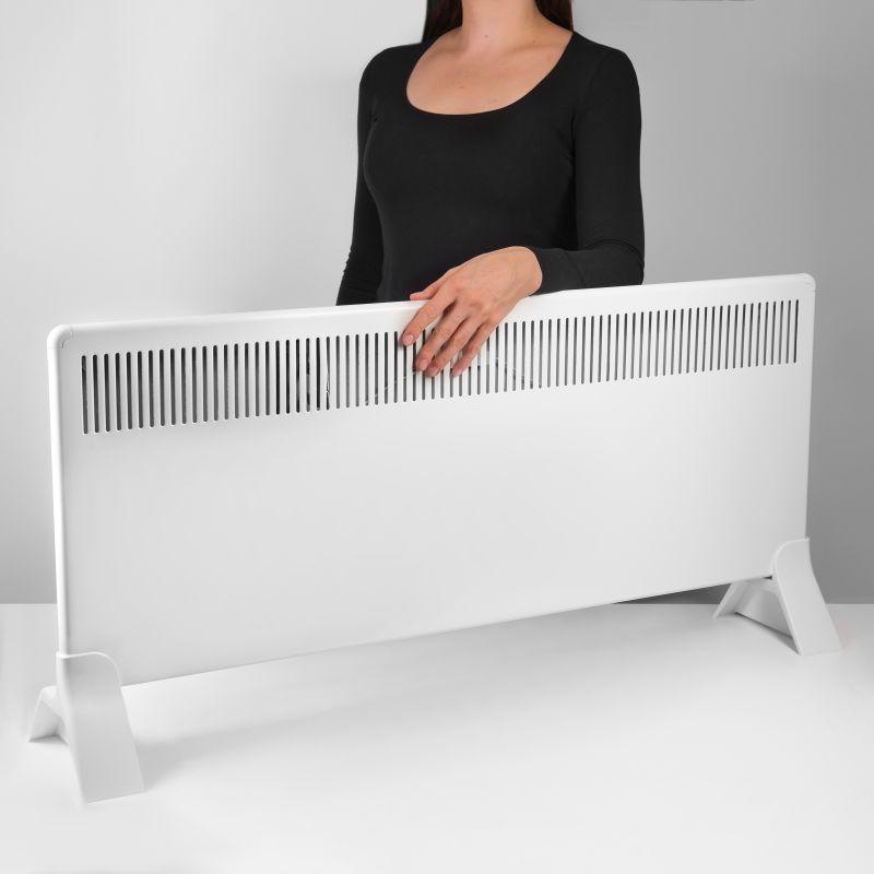 Конвектор 2000Вт с мех. термостатом Lamken с верт. решеткой и кабелем 1.8м бел. Leg 230506