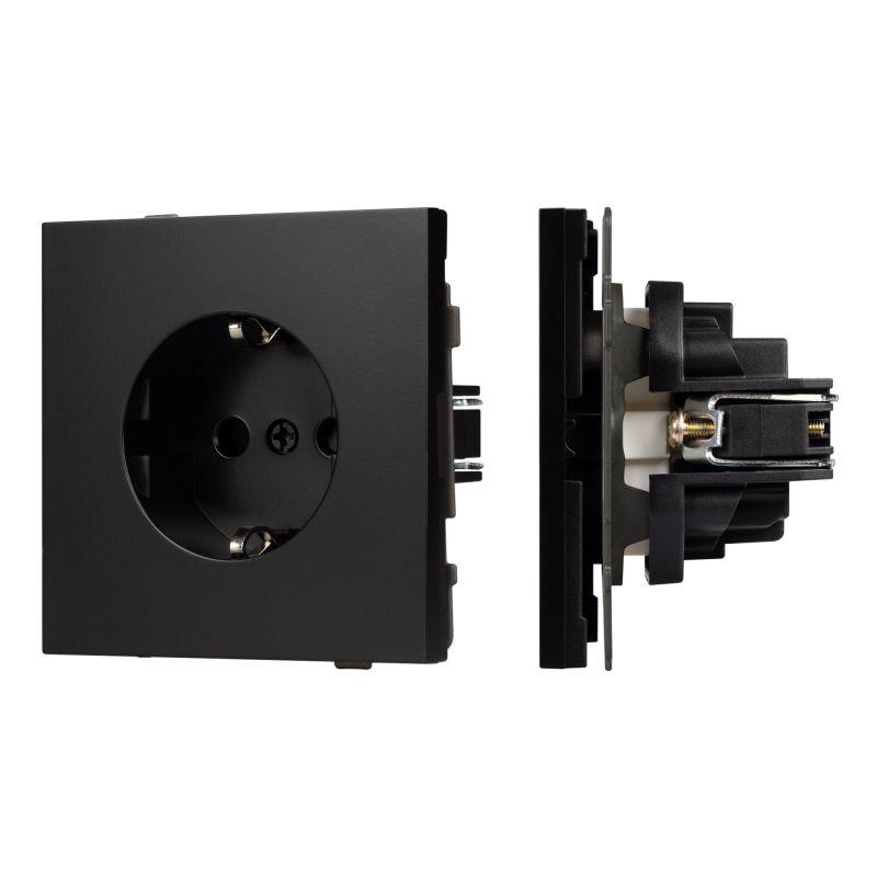 Механизм электрической розетки SCT-TENDO-MEU1-PL-BK 230В 16А Arlight 054079