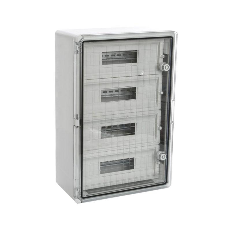 Корпус пластиковый распределительный ЩРН-60 IP65 прозр. дверь 600х400х200 Промрукав PR08.26505