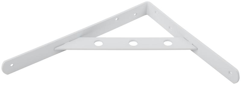 Уголок-кронштейн усиленный 250х200мм бел. КУРС 66105