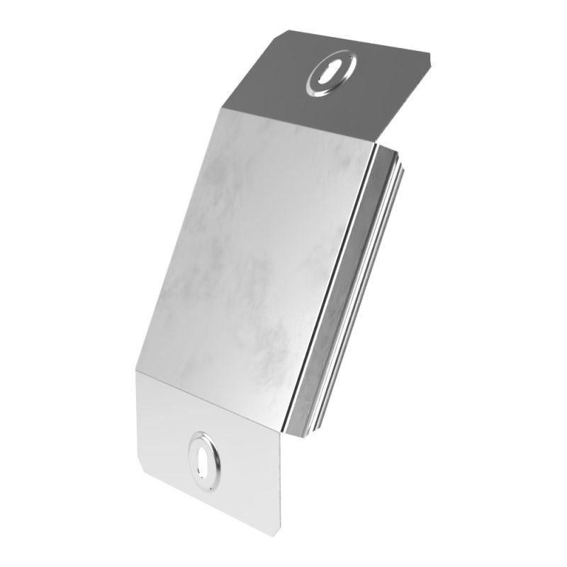 Крышка для угла вертикального внешнего 90град. осн. 100 Стандарт INOX (AISI 304) Промрукав PR16.3010