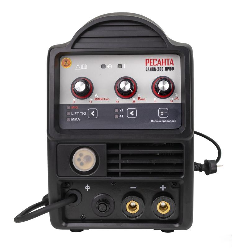 Инвертор сварочный полуавтомат. САИПА-200ПРОФ (MIG/MAG) Ресанта 65/97