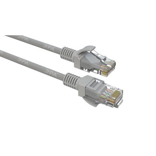 Патч-корд кат.5E U/UTP неэкранир. Cu 10м сер. Эра Б0051414