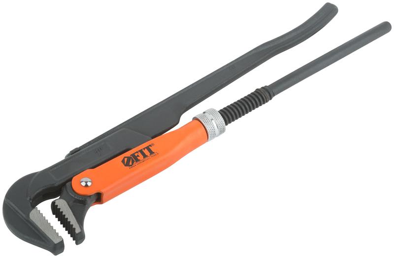 Ключ трубный газовый 90гр (тип L) инстр. сталь 1дюйм (300мм) FIT 70371