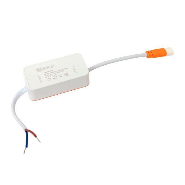 Светильник светодиодный ДВО 1102 10Вт 4000К IP20 круглый встраив. даунлайт безрамочный LUMA EKF DLL-1102-R-10-4000