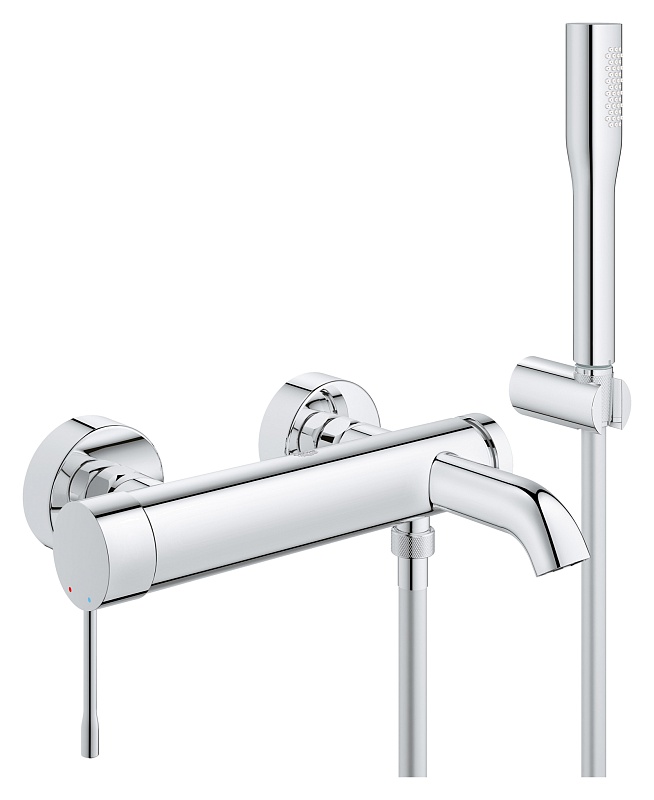 Смеситель Grohe Essence+ 33628001 для ванны с душевым набором