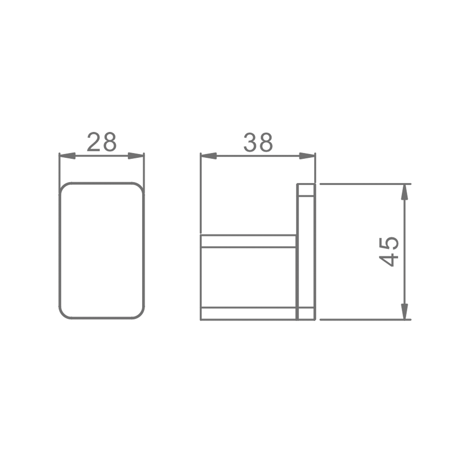 Крючок для ванной комнаты Raglo R301.05.06, черный