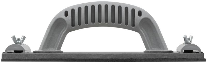 Терка для нажд. бумаги пластиковая с мет. прижимом 230х105мм черн. MOS 39720М