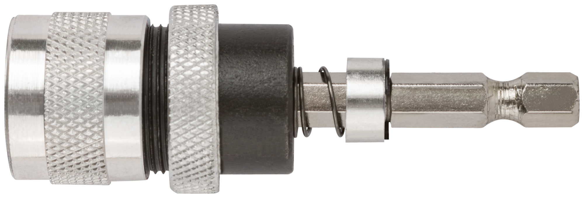 Адаптер для бит, магнитный фиксатор, ограничитель глубины, хвостовик CrV сталь, 68 мм