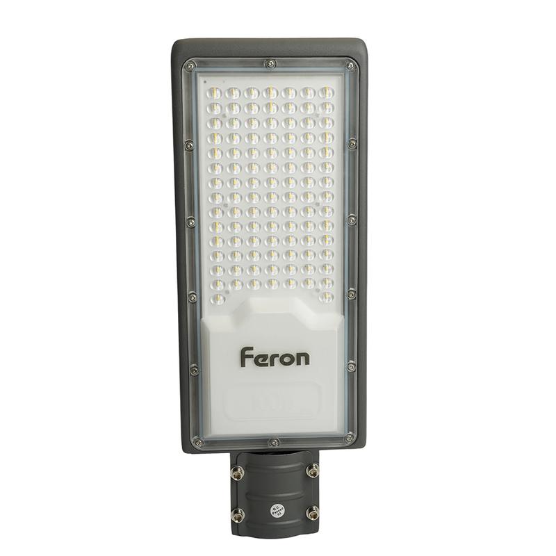 Светильник светодиодный уличный 100Вт 6400К AC230В/50Гц (IP65) SP3033 сер. FERON 32578