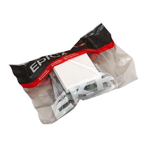 Выключатель 1-кл. СП Эпика механизм бел. EKF UP1-SWW-10