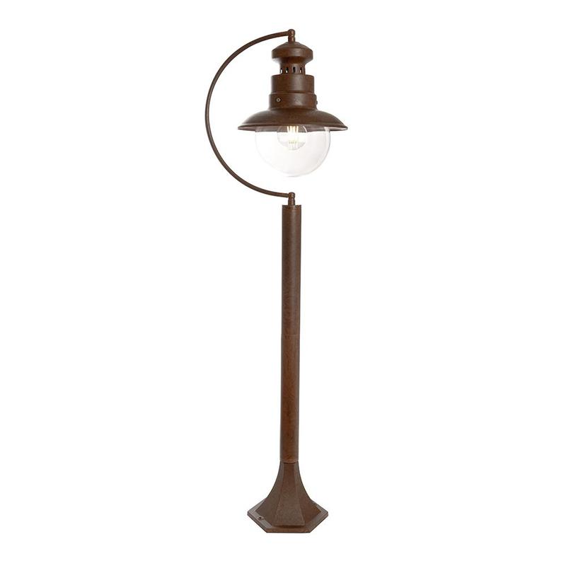 Светильник садово-парковый 60Вт 230В IP44 коричн. PL576 FERON 11624