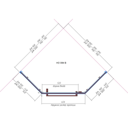 Душевой уголок RGW HO-084, 350608499-11