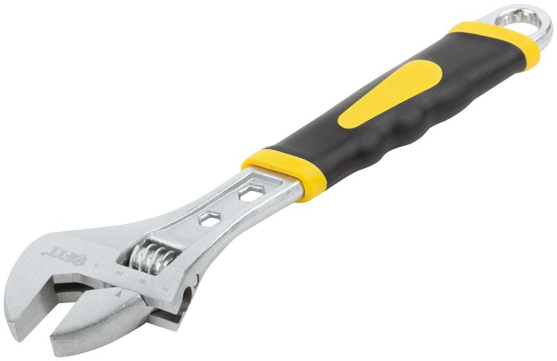 Ключ разводной "Старт" ПВХ накладка на ручку 250мм 30мм FIT 70148