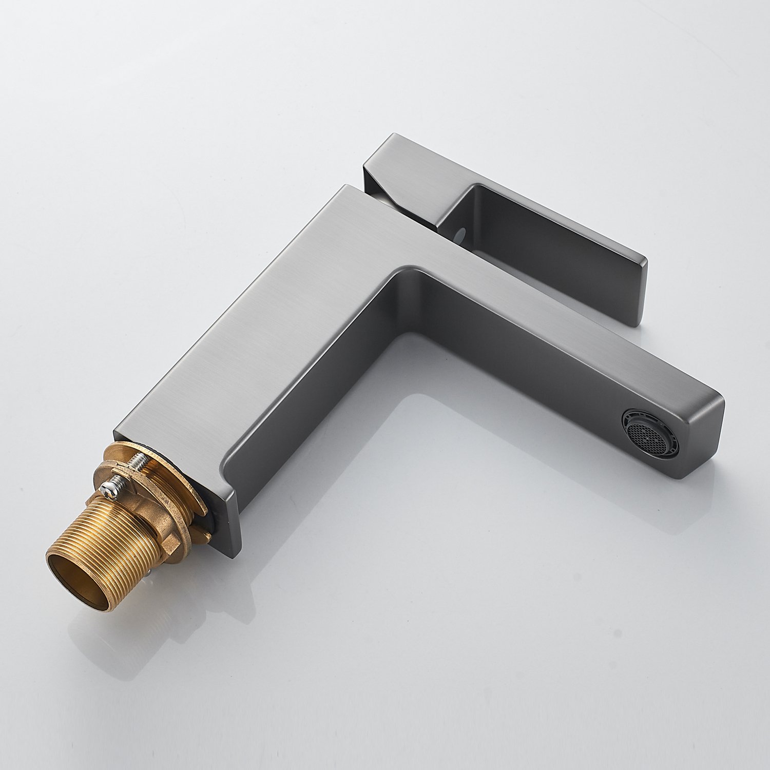 Смеситель для раковины Rose R1801T-1, оружейная сталь