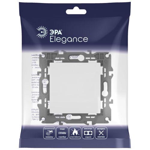 Кнопка Elegance 250В 10АХ бел. матов. 14-1111-01М Эра Б0065810