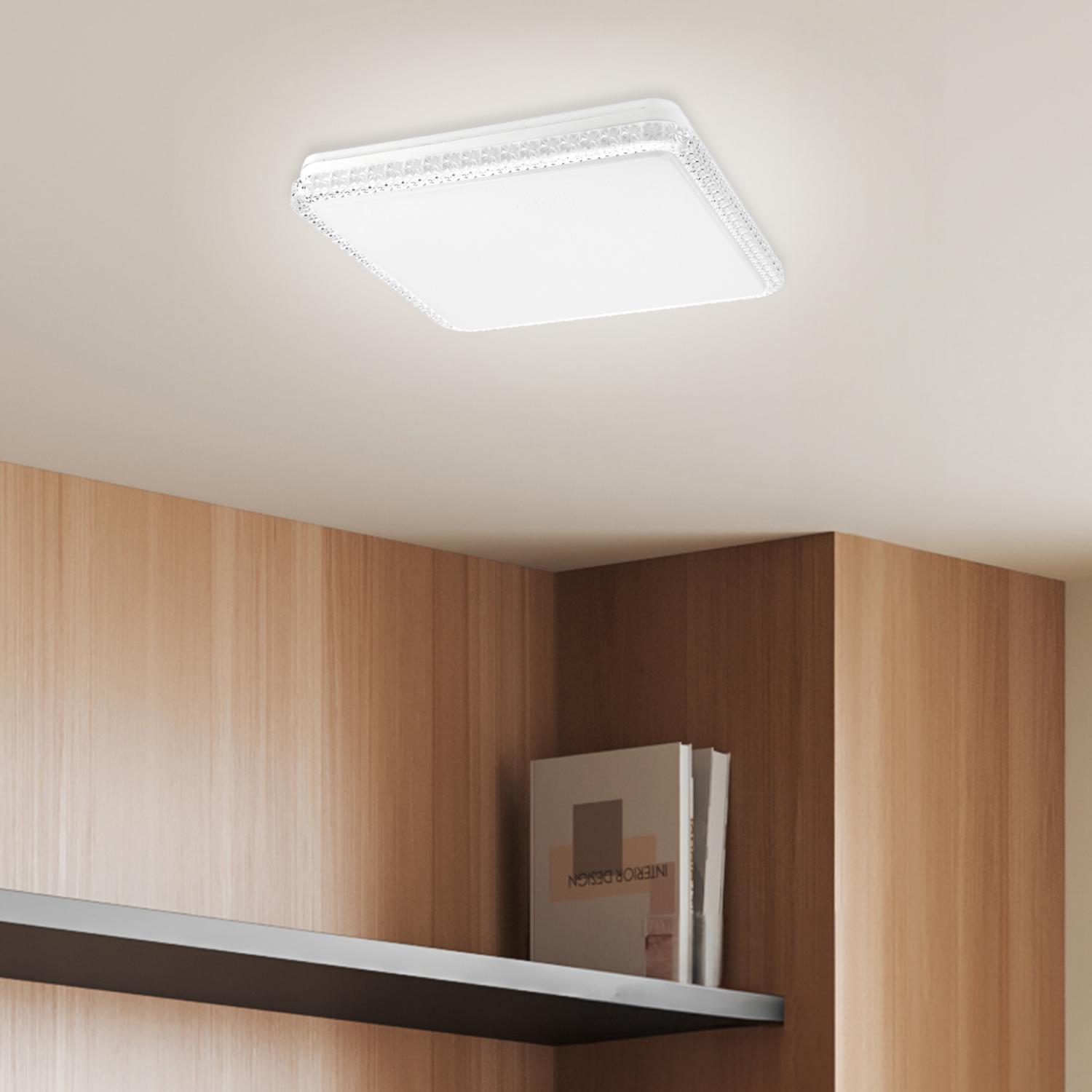 Светильник потолочный светодиодный Классик с ДУ SPB-6-70-RC R Brilliance 70Вт 3000-6500К 5950Лм круглый ЭРА