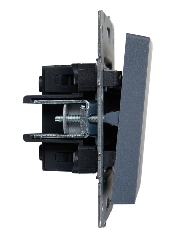 Выключатель 2-кл. СП BRITE ВС10-2-1-БрМ 10А с индик. механизм маренго IEK BR-V20-1-10-K35