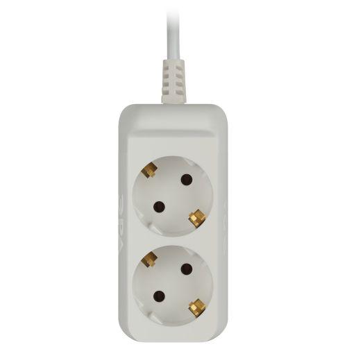 Удлинитель 2х1.5м с заземл. 10А IP20 UX-2e-1.5m ПВС 3х0.75 Эра Б0038572