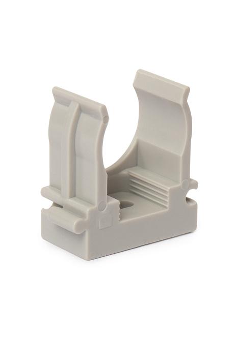 Держатель для труб (клипса) d16мм для монтажного пистолета пластик. RAL7035 OBO 6836301