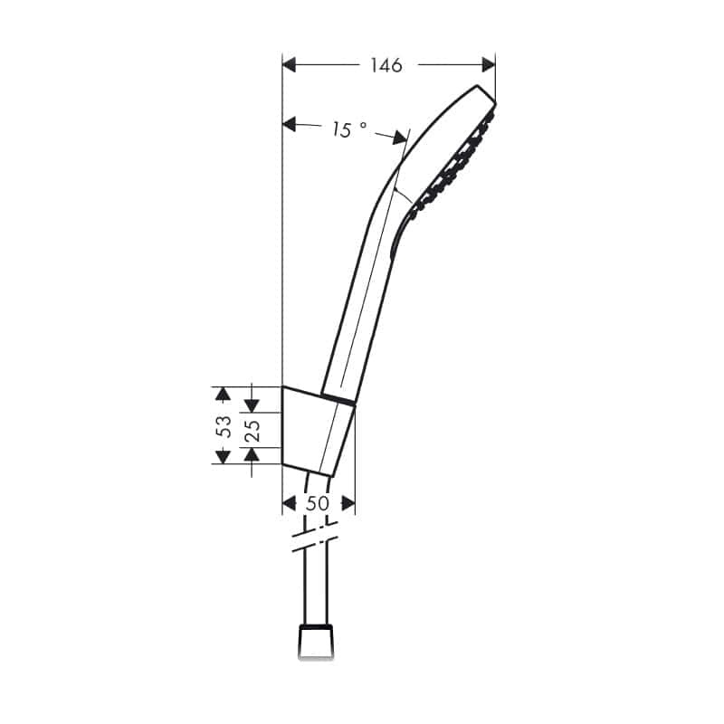 Душевой гарнитур Hansgrohe Croma Select S 26410400