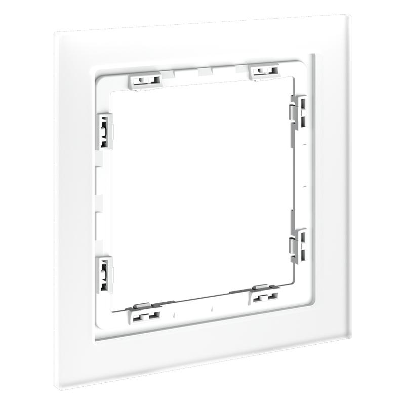 Рамка 1-м S70 стеклян. бел. матов. Voltum VLS110102