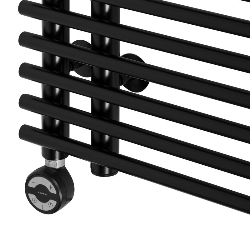 Полотенцесушитель Pino black П25 500х1200 электро встроен. диммер Royal Thermo НС-1434034