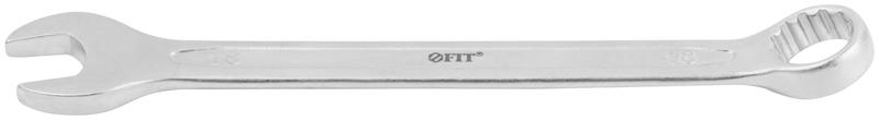 Ключ комбинированный усиленный "Гранд" CrV холодный штамп 18мм FIT 63288