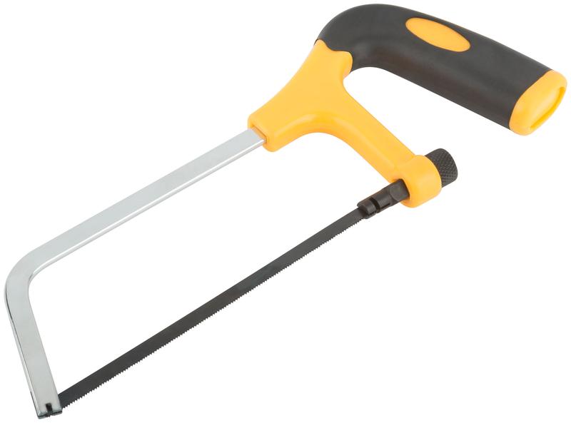 Ножовка пометаллумини 150мм пластиковая прорезиненная ручка FIT 40026