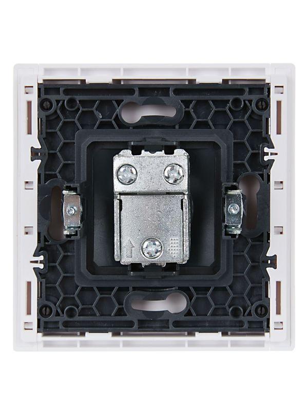 Розетка TV проходная FORTE&PIANO FP229 бел. IEK FP-A10-P-K01