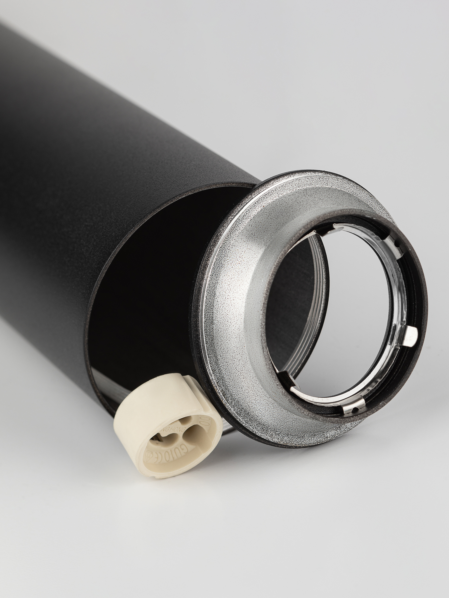 Подсветка PL1 GU10 BK 300 подвесной, GU10, D80*300мм, черный