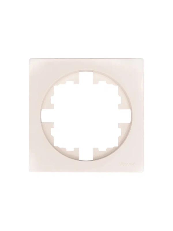 Рамка 1-м OSEN горизонт. квадрат сл. кость LEZARD 743-9000-146