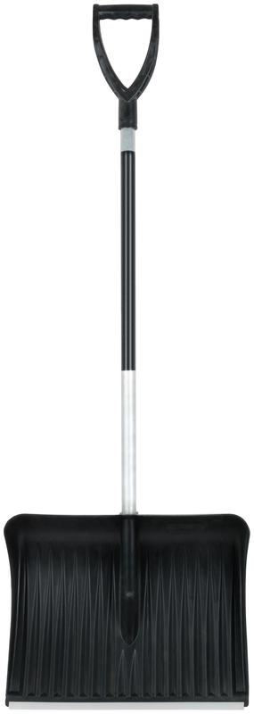 Лопата для уборки снега 490х400х1380мм съемный алюм. черенок; пластик. 68108