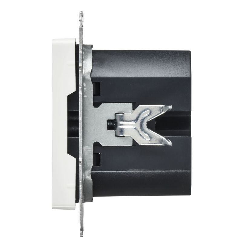 Розетка СП BRITE РЮ11-2-БрАБ USB A+C 45Вт высокоскор. заряд. арктич. бел. IEK BR-U22-045-K91