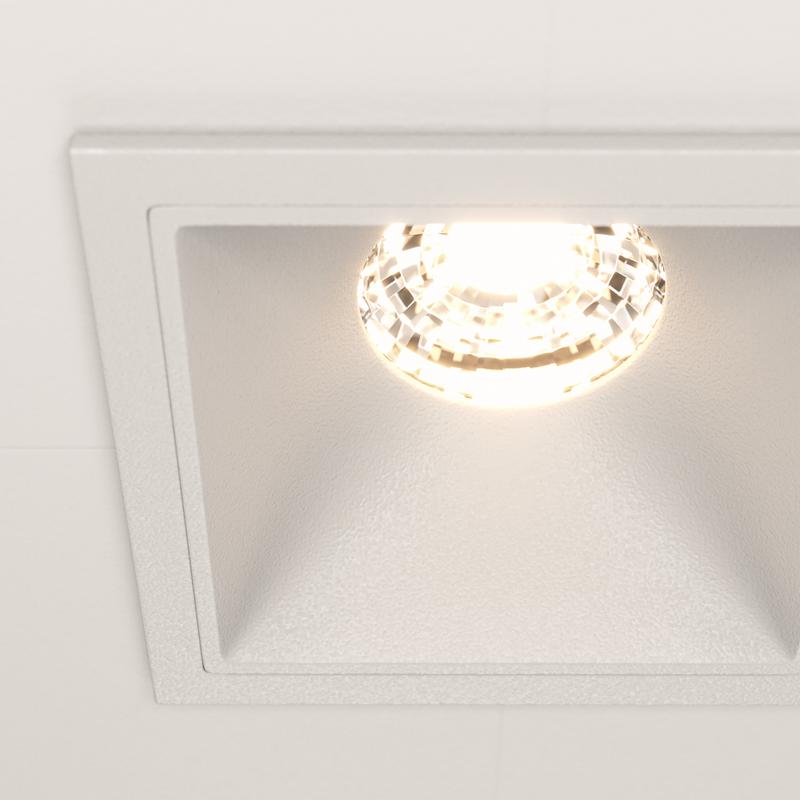 Светильник Alfa LED 10Вт 3000К 36град. встраив. Maytoni DL043-01-10W3K-SQ-W