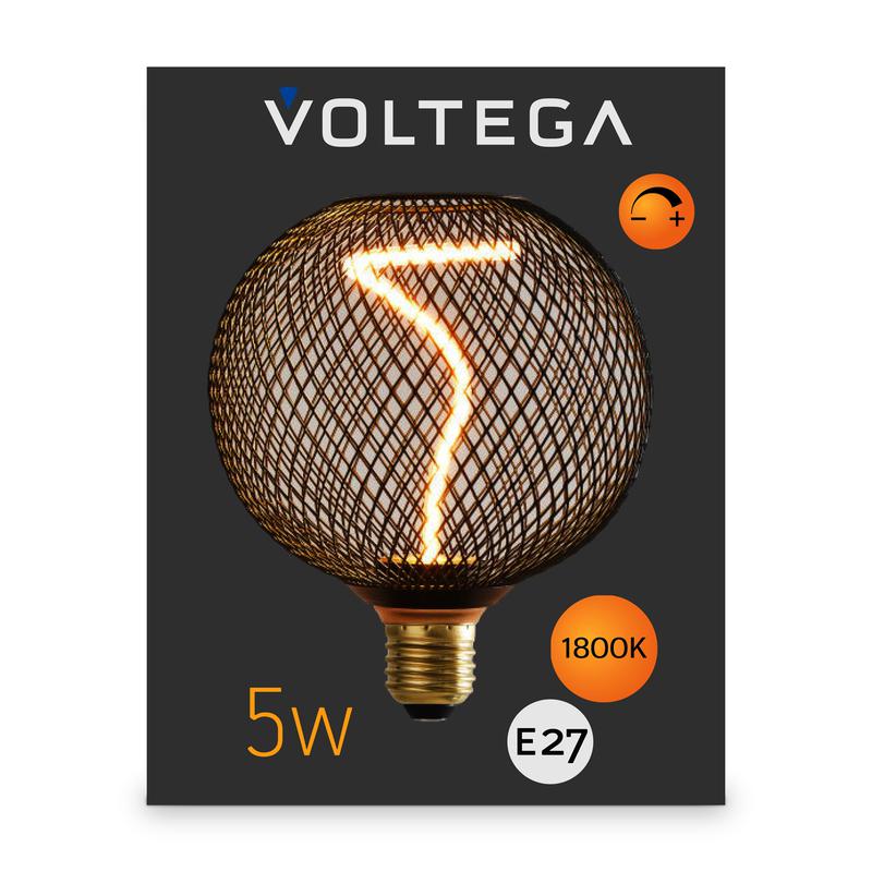 Лампа светодиодная Loft Led BRMC125150 5Вт 1800К E27 DIM Voltega 8539