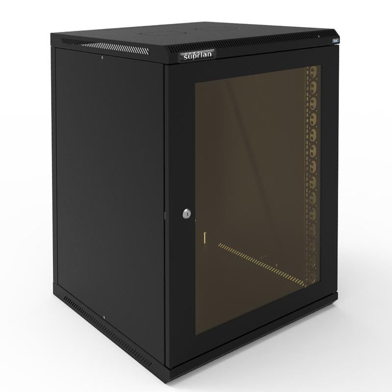 Шкаф телекоммуникационный настенный ТВС-15U-600-600-СР-9005 SUPRLAN 05-2156-B