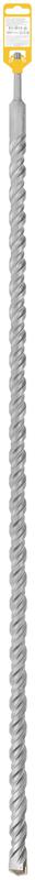 Бур по бетону SDS PLUS профи W-образная вставка двойная спираль 25х1000мм FIT 32867