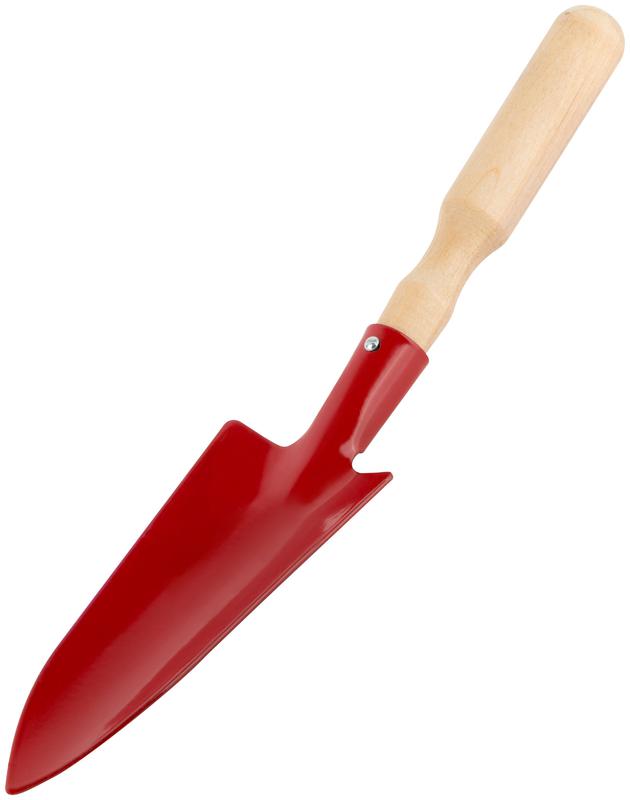 Совок посадочный узкий с деревянной ручкой 76802