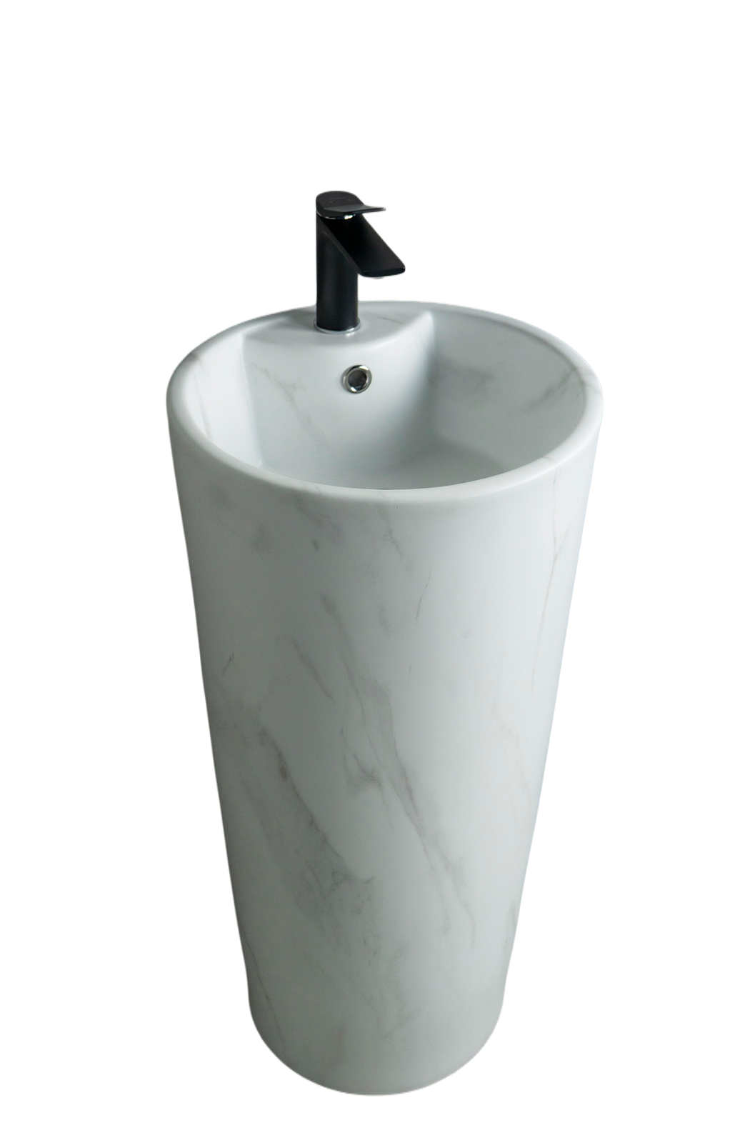 Раковина Gid Nb131ws 81111 накладная под камень матовый 40x40x84