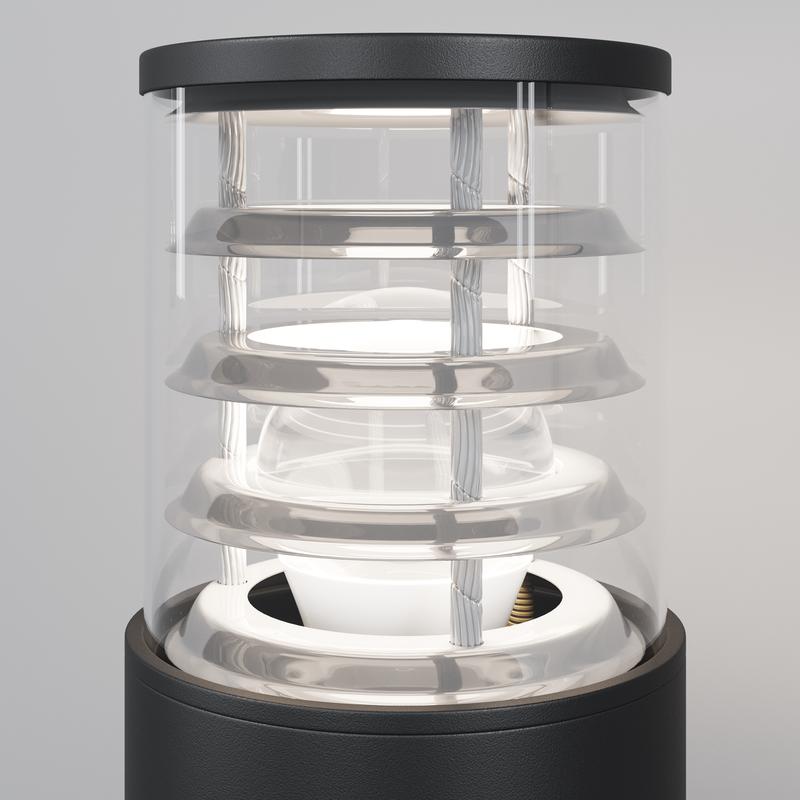 Светильник Bronx 1х60Вт E27 IP54 ландшафтный Maytoni O576FL-01B1