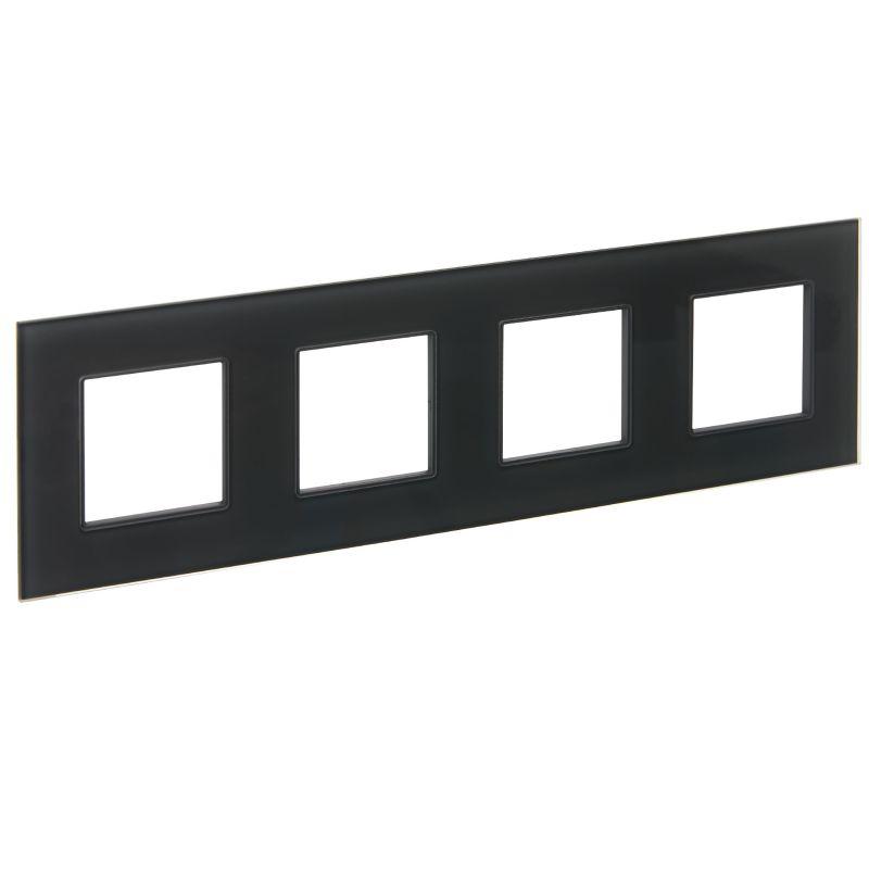 Рамка 4-м SKANDY SK-F24G стекло графит IEK SK-M42-G-K53