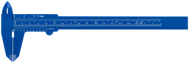 Штангенциркуль пластиковый 150мм/0.2мм MOS 19815М